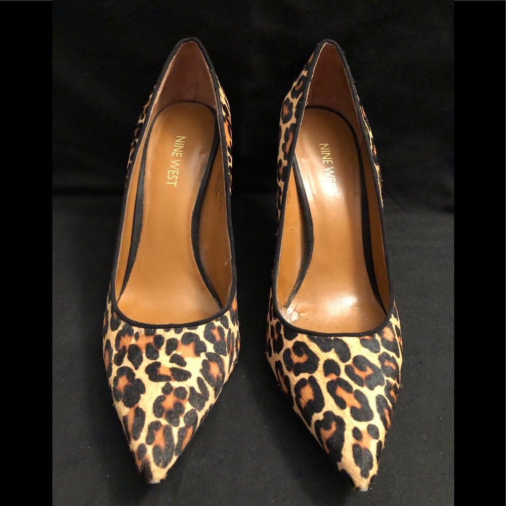 Nine West leopard print heels 👠 - Size 8